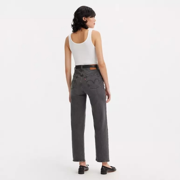 Levi's Ribcage Straight Leg Ankle Jeans - Picture 4 of 8